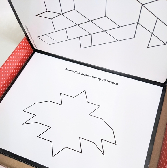 Learning Resources Pattern Block Activity Set Grades 2-6 EUC - Picture 4 of 7